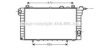AVA QUALITY COOLING DN2110 Radiator, engine cooling